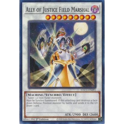 ALLY OF JUSTICE FIELD...