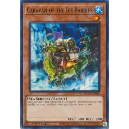 CARAVAN OF THE ICE BARRIER...