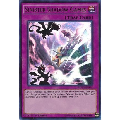 SINISTER SHADOW GAMES -...