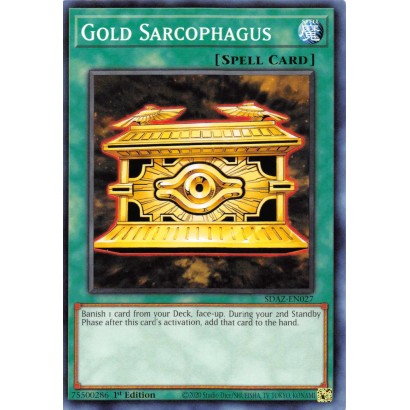 GOLD SARCOPHAGUS -...