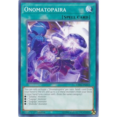 ONOMATOPAIRA - LED6-EN043 -...