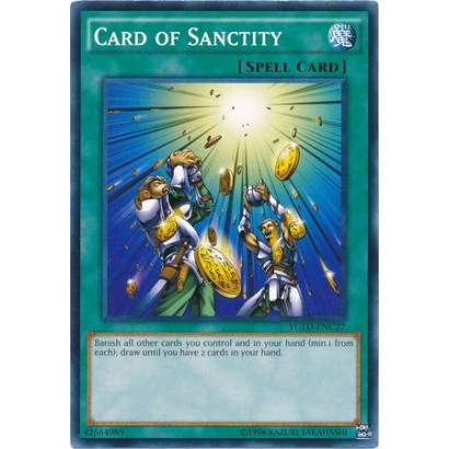 CARD OF SANCTITY -...