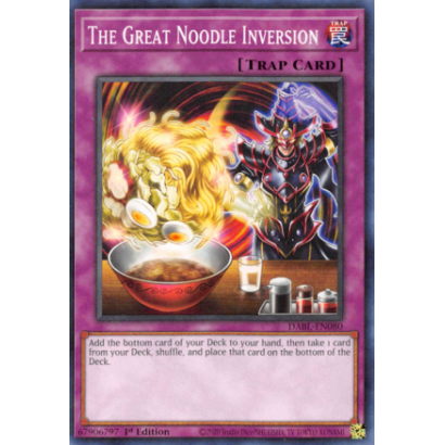 THE GREAT NOODLE INVERSION...
