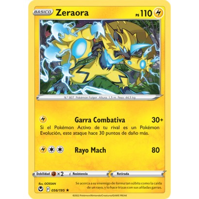ZERAORA - 056/195 - RARE