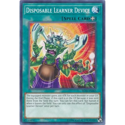 DISPOSABLE LEARNER DEVICE -...