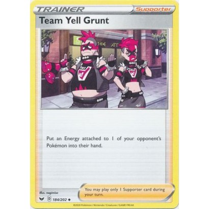TEAM YELL GRUNT - 184/202 -...