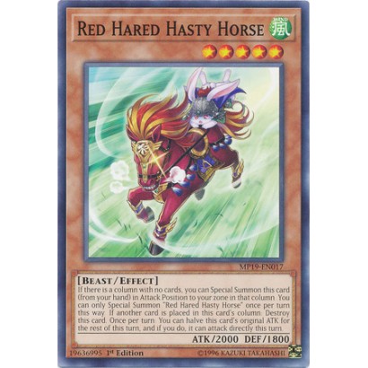 RED HARED HASTY HORSE -...