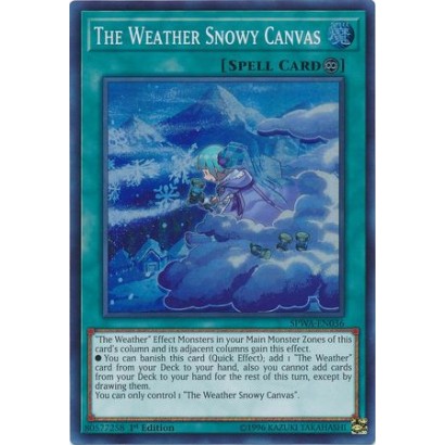 THE WEATHER SNOWY CANVAS -...