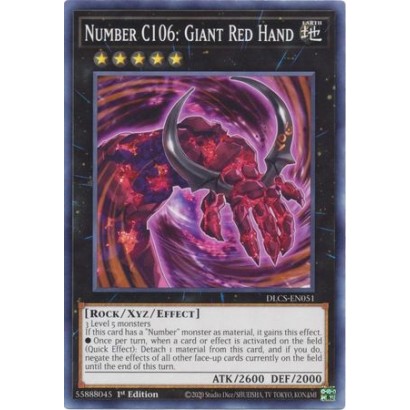 NUMBER C106: GIANT RED HAND...