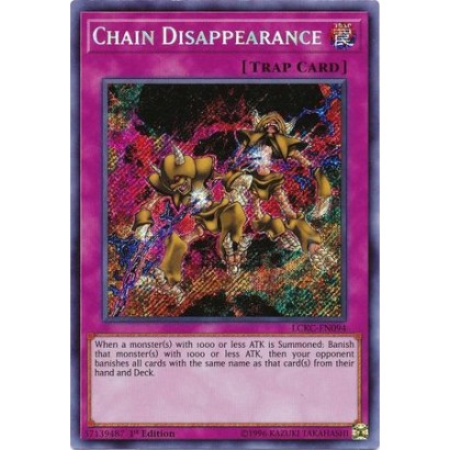 CHAIN DISAPPEARANCE -...