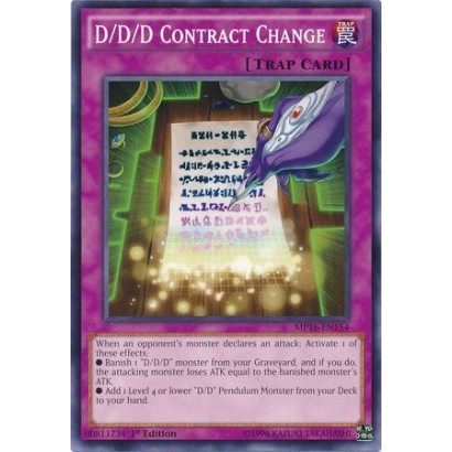 D/D/D CONTRACT CHANGE -...