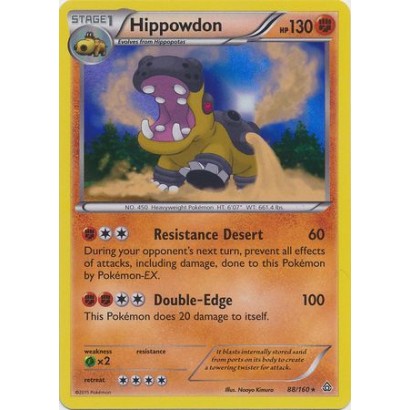 HIPPOWDON - 88/160 - HOLO RARE
