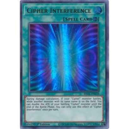 CIPHER INTERFERENCE -...